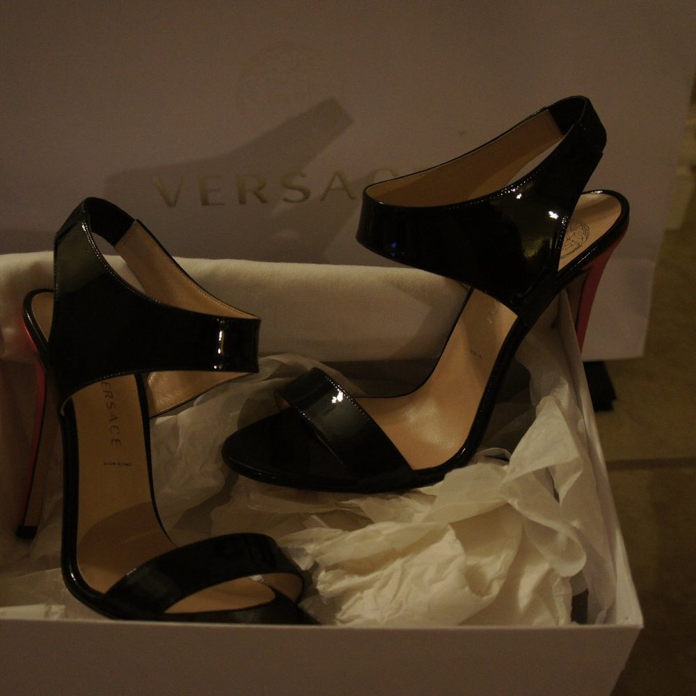 Versace high heel sandal